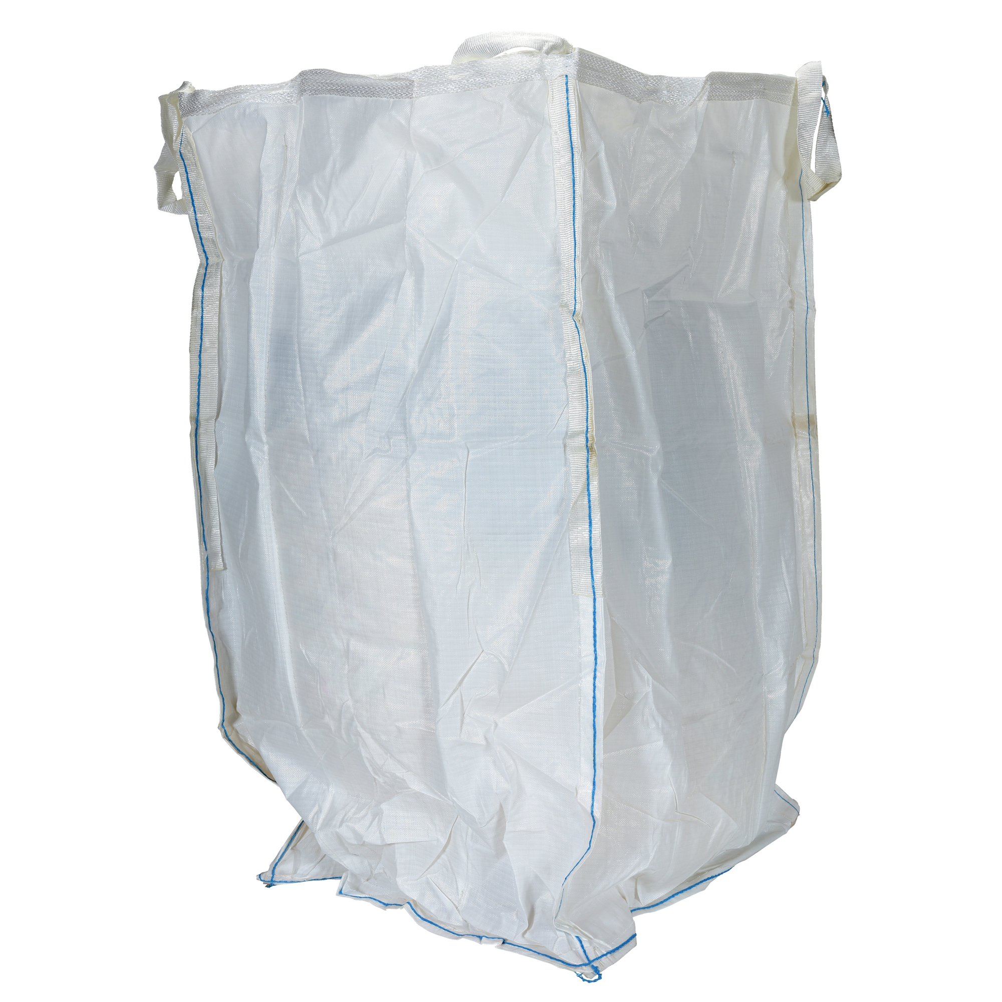 Vestil Polypropylene Coated Fabric Hopper 78 Cubic Foot 3,300 Lb. Capacity White